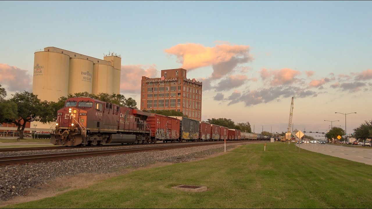 CPKC Trains in Fort Bend County, TX Late November 2024 ft. CP 7012