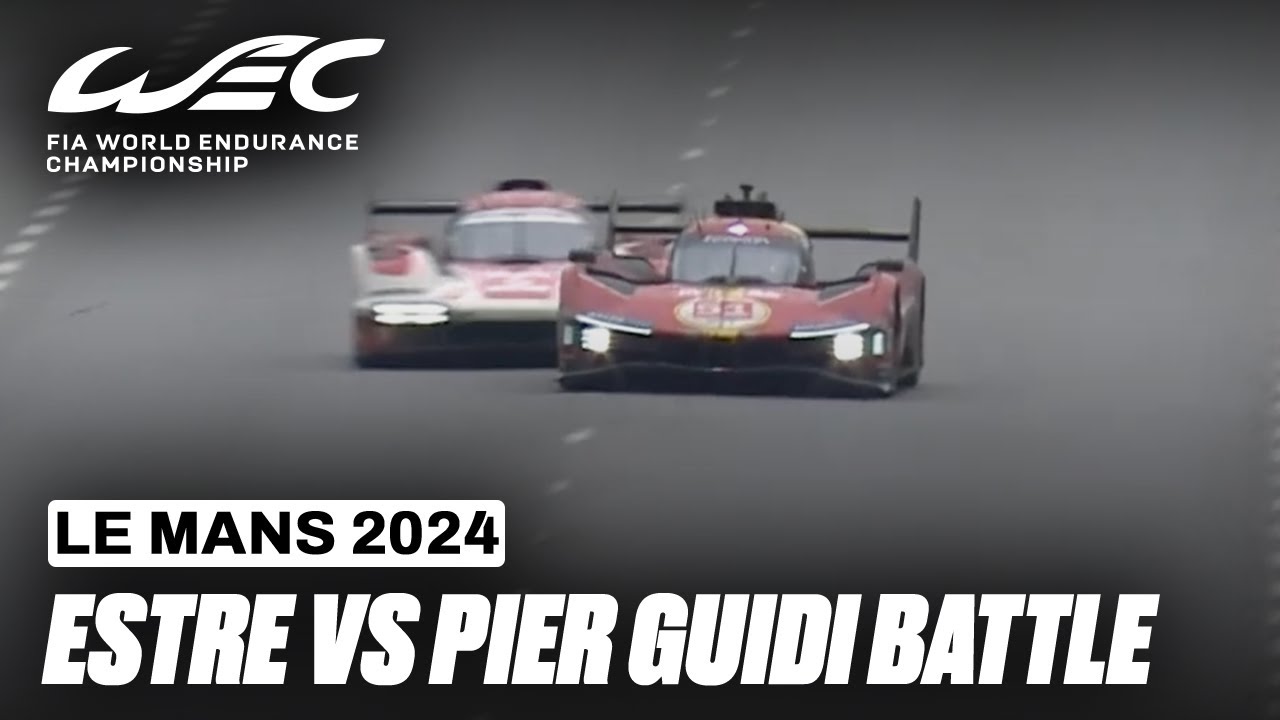 Kévin Estre And Alessandro Pier Guidi Battle 🔥 I 2024 24 Hours of Le Mans I FIA WEC