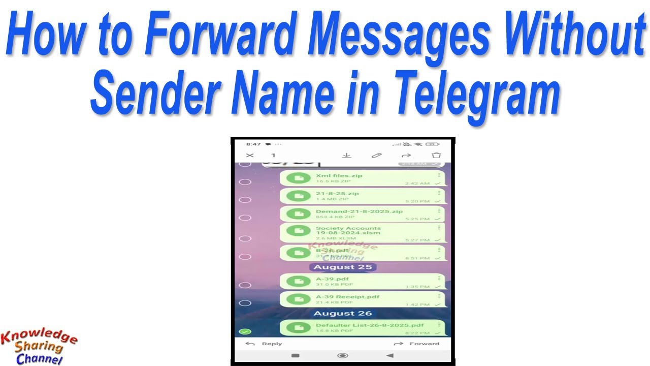 How to Forward Messages Without Sender Name in Telegram