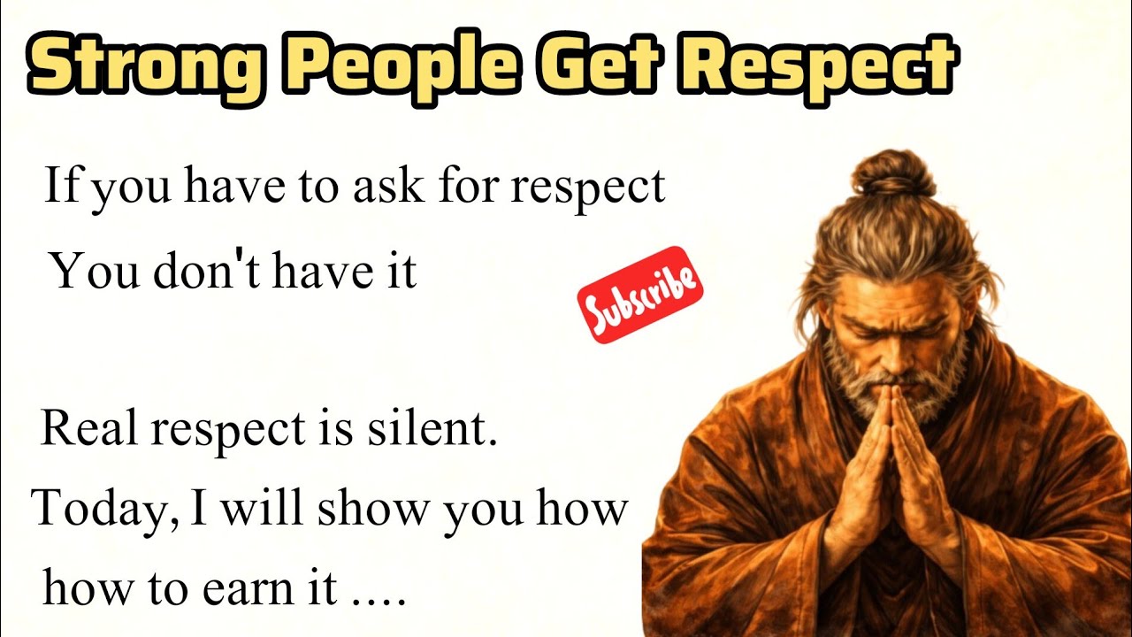 Strong People Get Respect | Learn English Through Motivation
