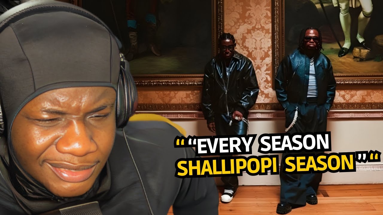 “Shallipopi KILLED this track My reaction to Shallipopi & Gunna - HIM (Official Video)”