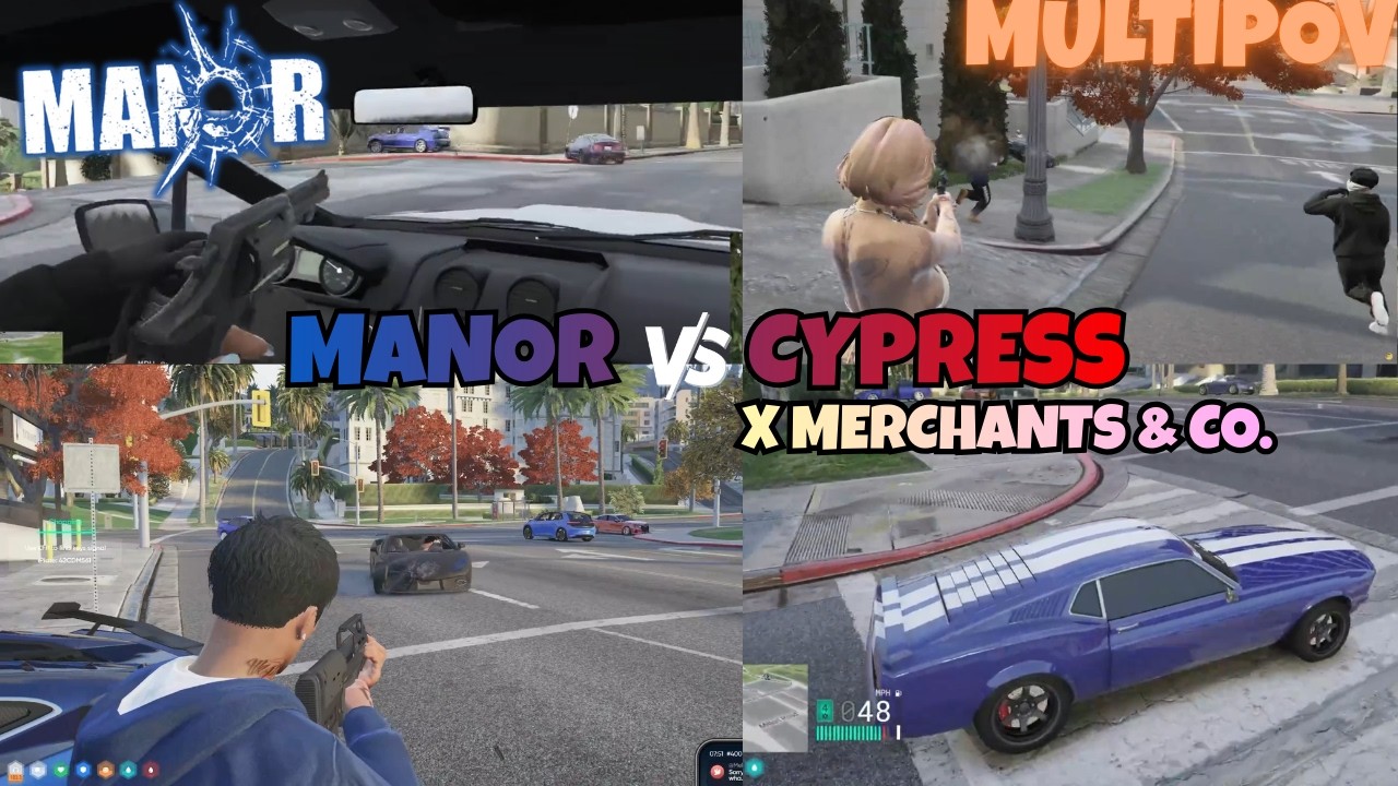 Cypress Pull up to Manor For Bank Truck in West Vinewood | MULTIPOV | NOPIXEL 4.0 GTA RP
