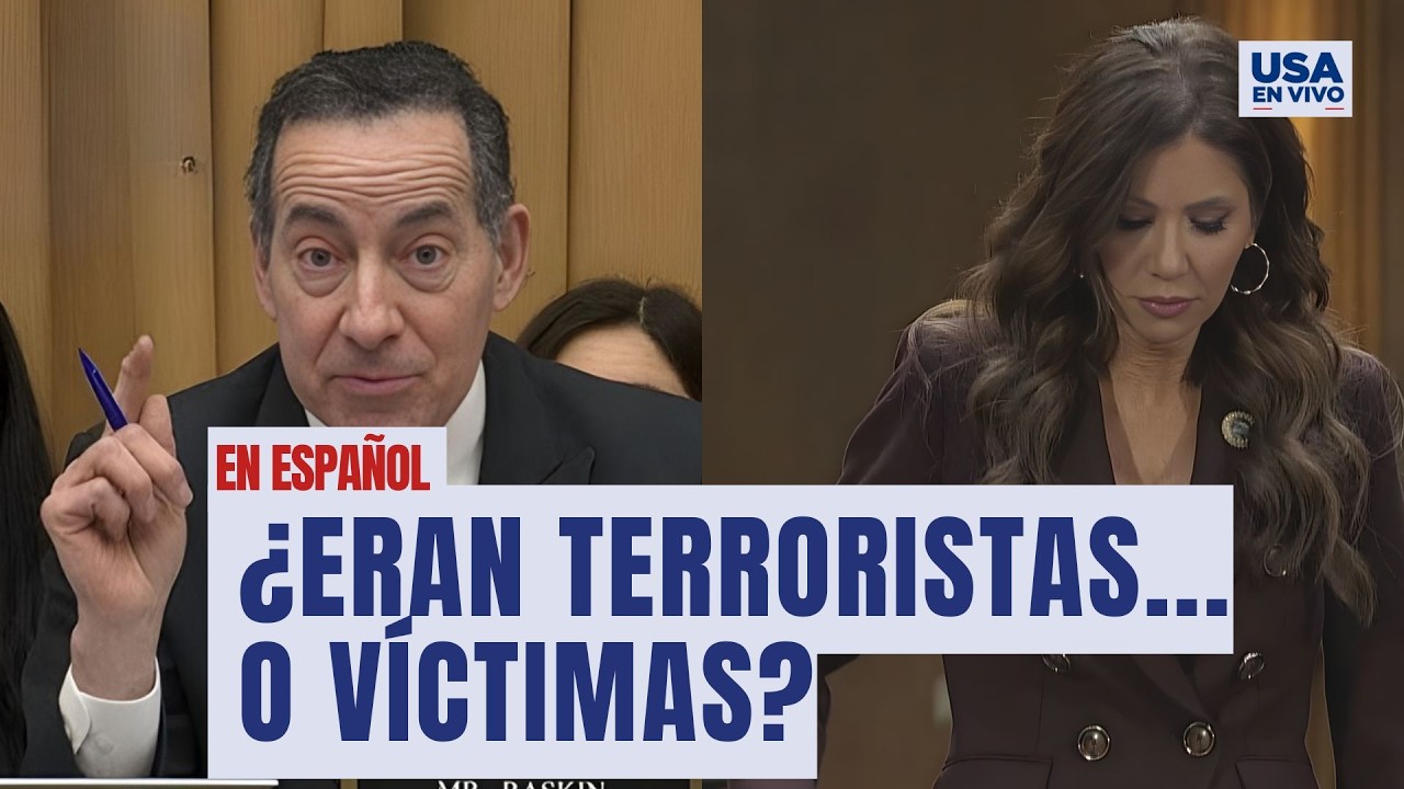 Kristi Noem es enfrentad por sus declaraciones erroneas  sobre presuntos “terroristas domésticos”
