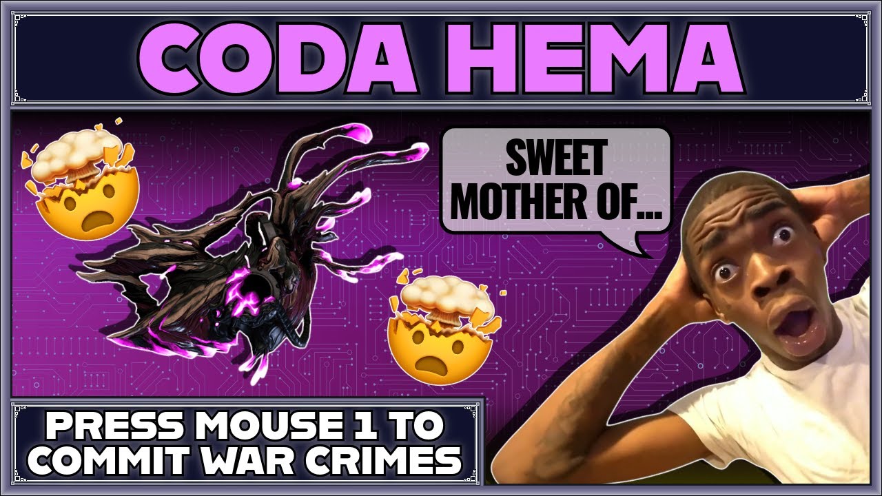 WARFRAME | CODA HEMA NECROPHAGIC VIGOR BUILD GUIDE! 2025 BUILD