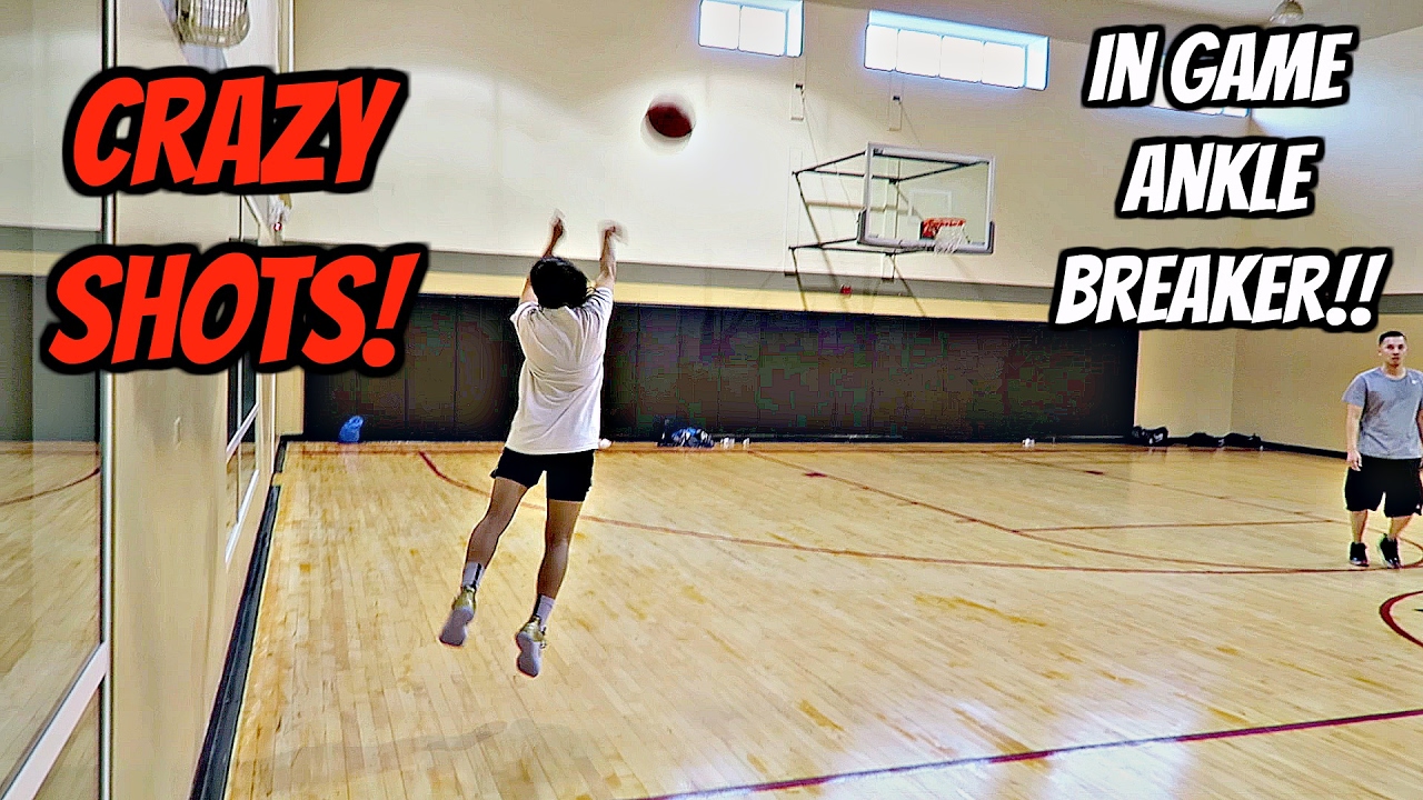 H.O.R.S.E and Pick Up Game w/ my SISTER! - BROKEN ANKLES!! 😨😵🤕