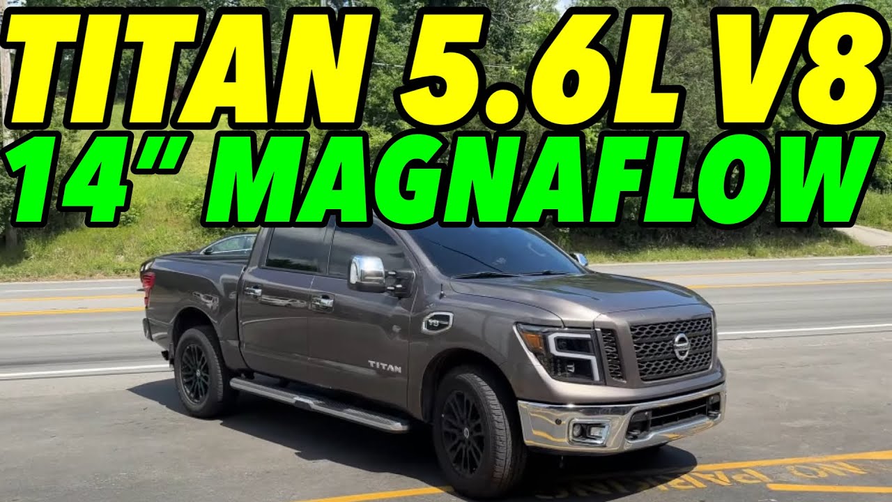 Nissan Titan SL 5.6L V8 2017 года с 14-дюймовым двигателем Magnaflow!