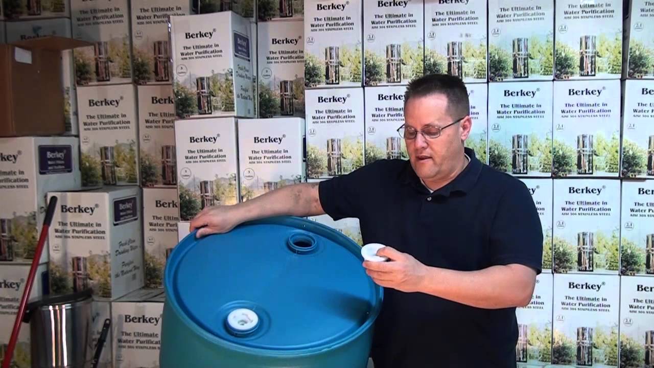 55 Gallon Water Barrel for Water Storage - How to Store Water