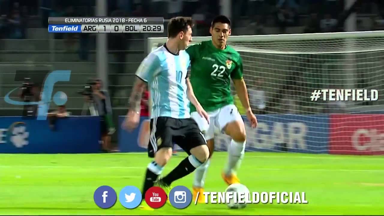 Argentina vs Bolivia (2-0) Eliminatorias Mundial Rusia 2018