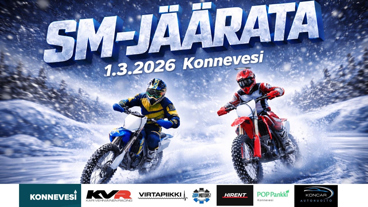 SM-Jäärata 2026 LIVE | Konnevesi 1.3.2026 | Jääradan SM