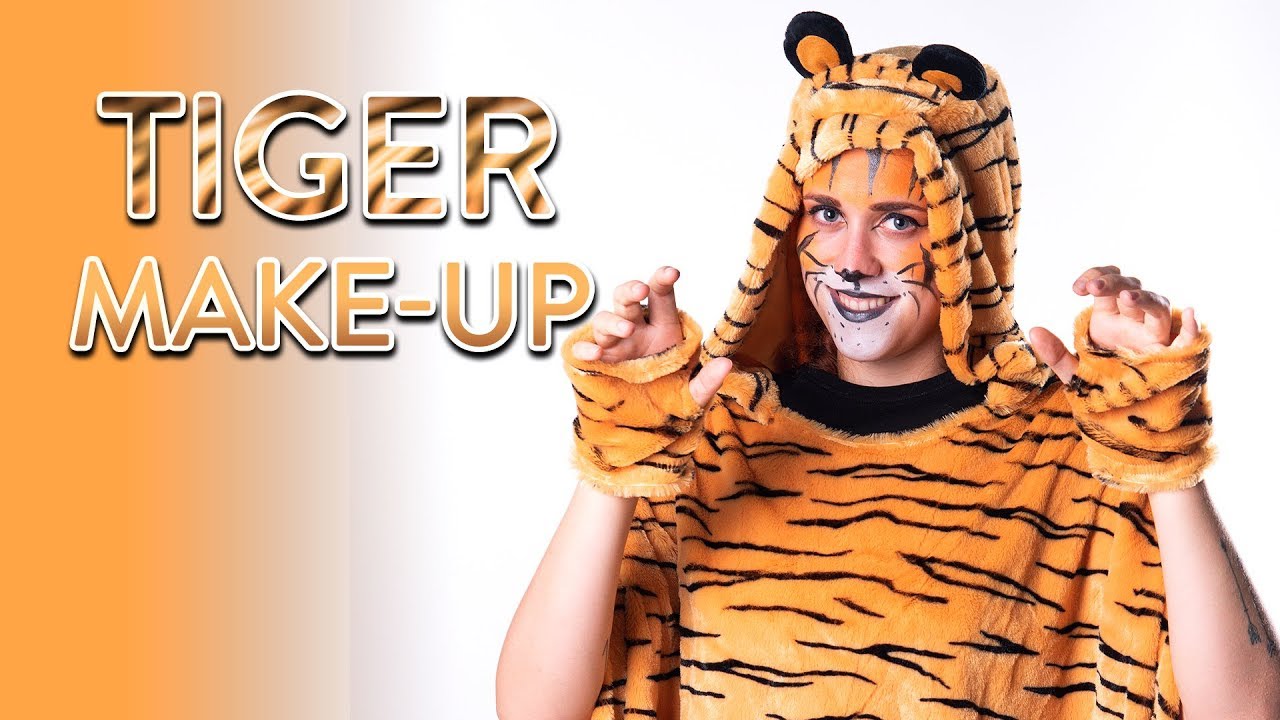 TIGER schminken - Make Up Tutorial - Fasching, Karneval, Halloween