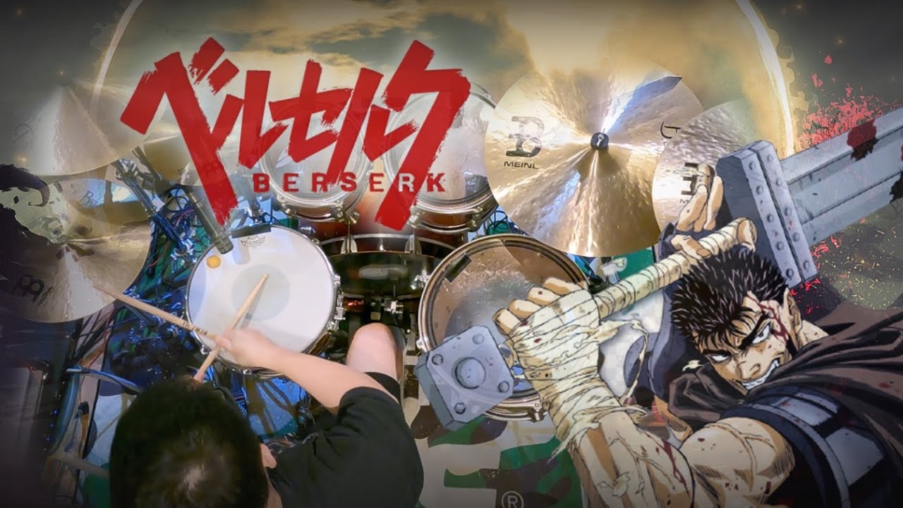 BERSERK (ベルセルク) 1997 OST | Tell Me Why : PENPALS | DRUM COVER