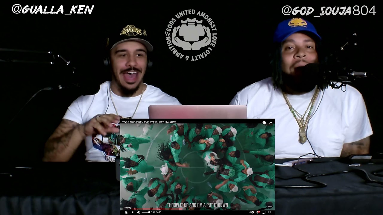 TOBE NWIGWE - FYE FYE (FEAT FAT NWIGWE) OFFICIAL MUSIC VIDEO - GUALLA REACTION
