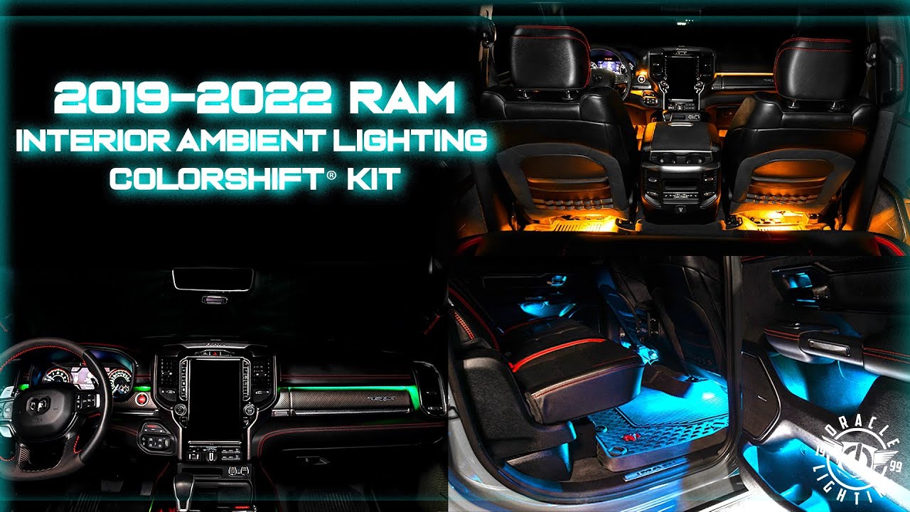 ORACLE Lighting 2019-2024 RAM 1500, комплект для преобразования цветов RGB в полноцветную подсвет...