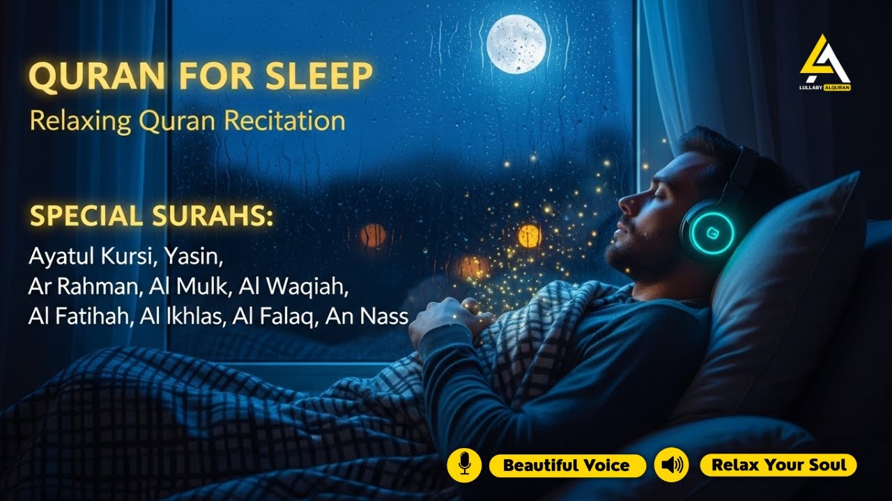 Night Quran Recitation in A Relaxing Voice | Alfatiha, Yasin ,Arrahman ,AlWaqiah ,Mulk