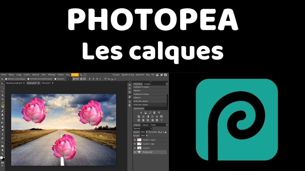Photopea les calques