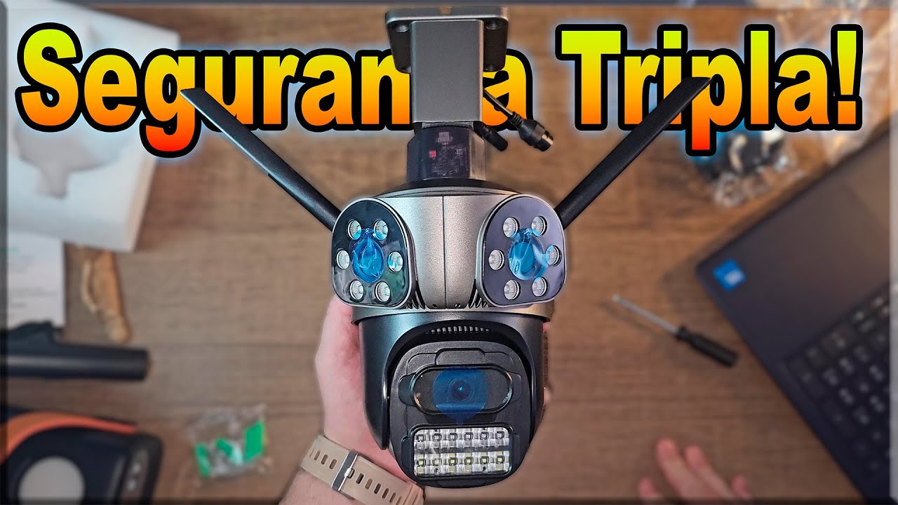 Não Compre a Câmera Segurança A35 Lente Tripla Sirene Antes desse Vídeo!