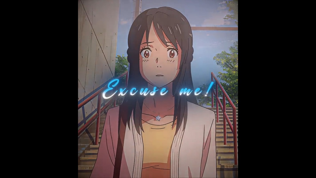 " Excuse me! " - Your name / blinding lights (slowed + reverb)