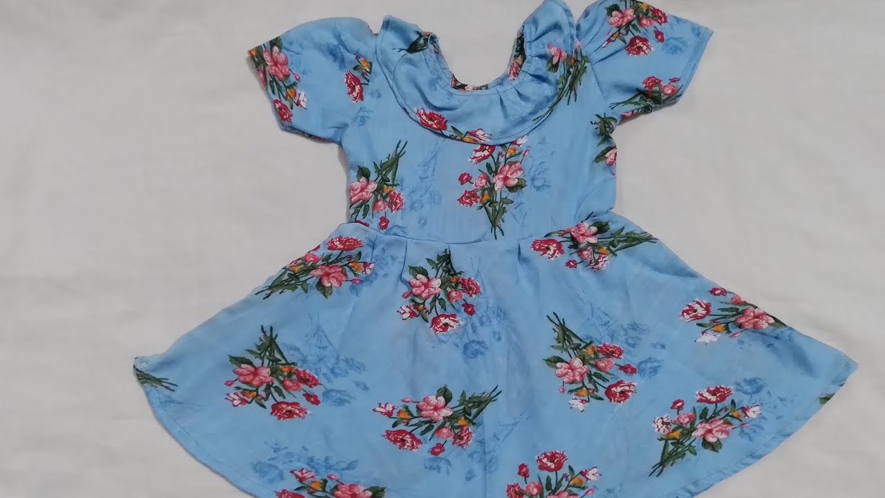 Very easy baby frock cutting and stitching || baby frock cutting and stitching #babyfrock 