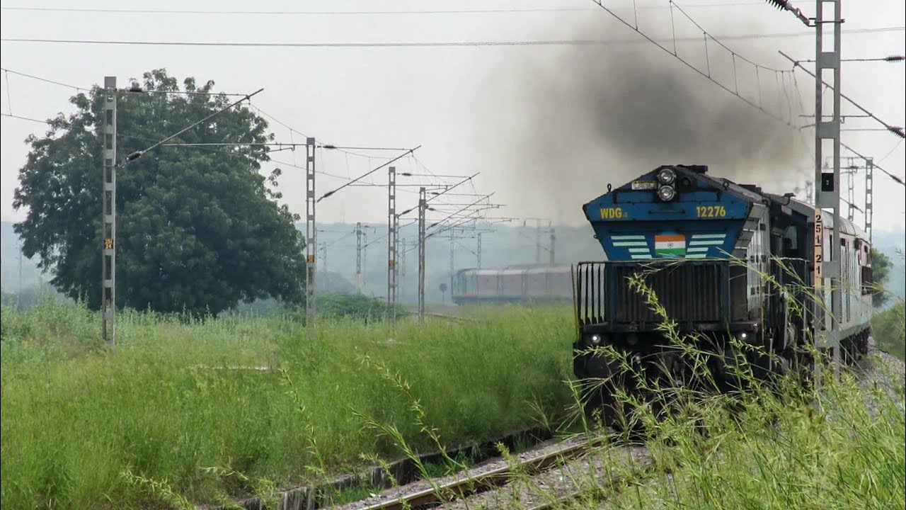 Spectacular UBL WDG4 Smoking Show | Kalaburagi - Hubballi Special | Indian Railways