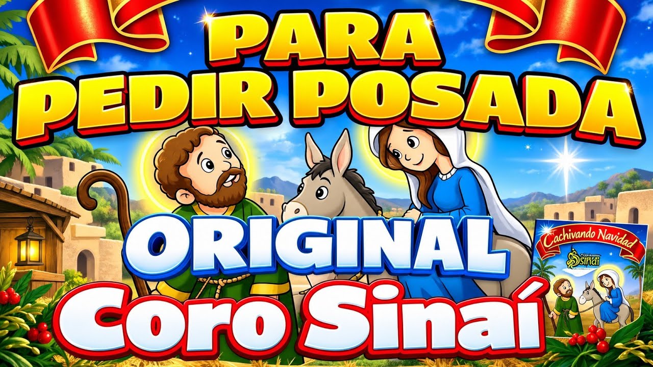 ПРОСИТЬ ПОСАДА ОРИГИНАЛ С ПИСЬМОМ, ТРАДИЦИОННАЯ ПЕСНЯ - SONG TO ASK FOR POSADA - Coro Sinaí Gdl