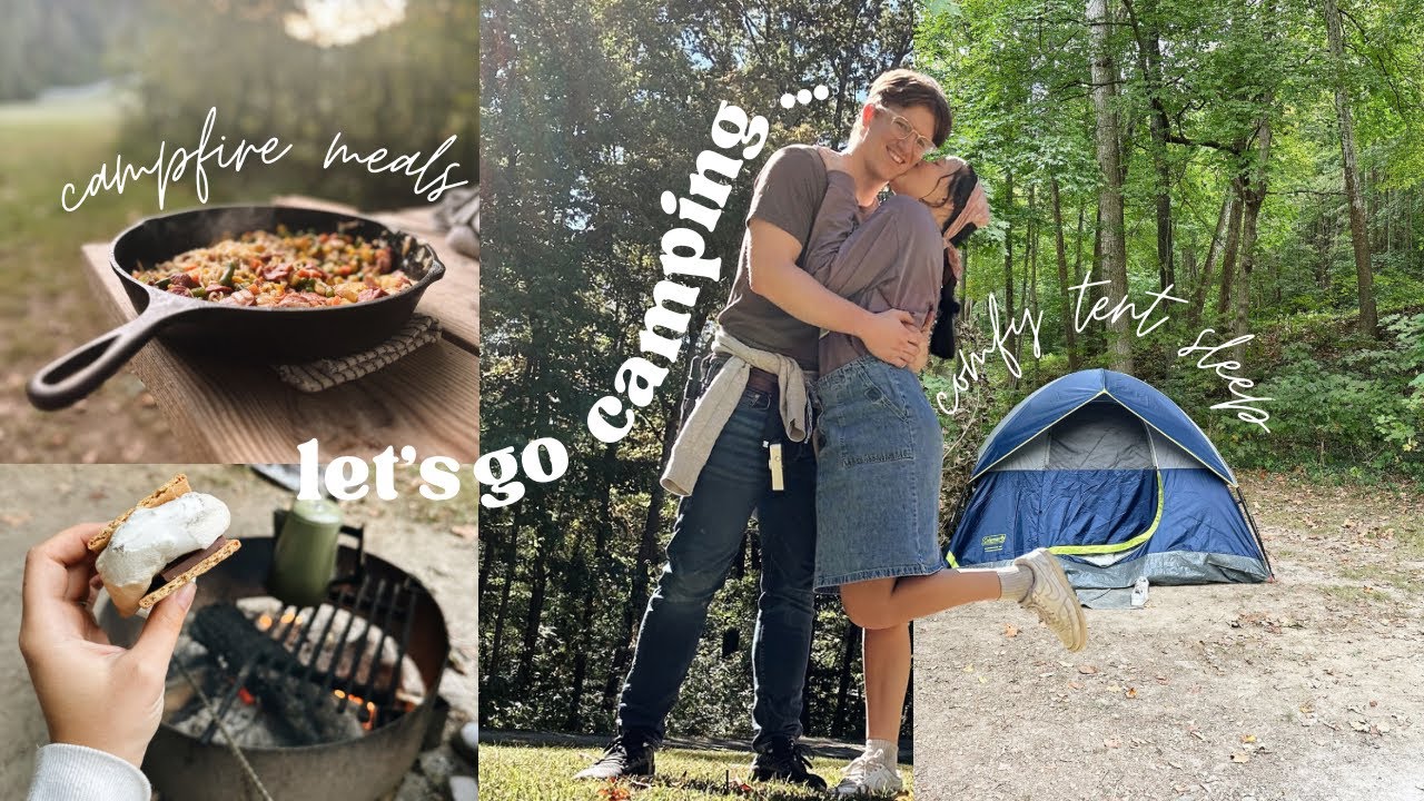 CAMPING VLOG | campfire meal ideas, our best camping advice, and exploring Tar Hollow State Park
