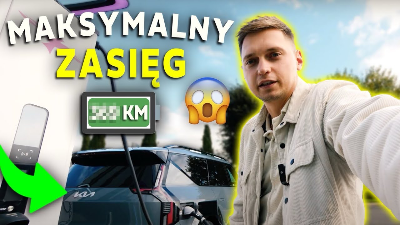 ILE PRZEJEDZIE KIA EV9? Test zasięgu NA AUTOSTRADZIE⚡️