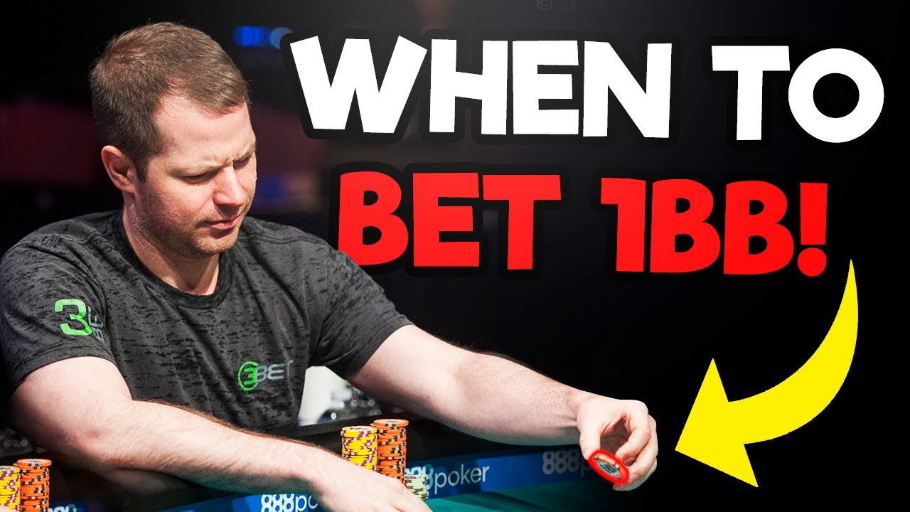 When To CONTINUATION Bet 1 BIG BLIND!