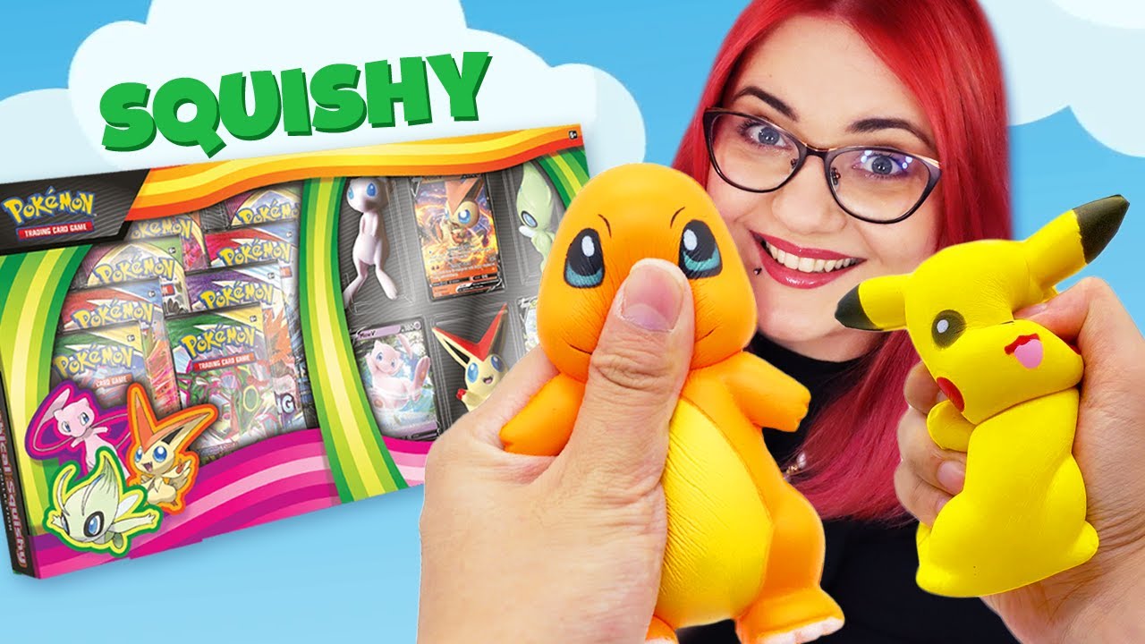 SQUISHY POKEMONY 😻 Opening KART POKEMON miss Aga