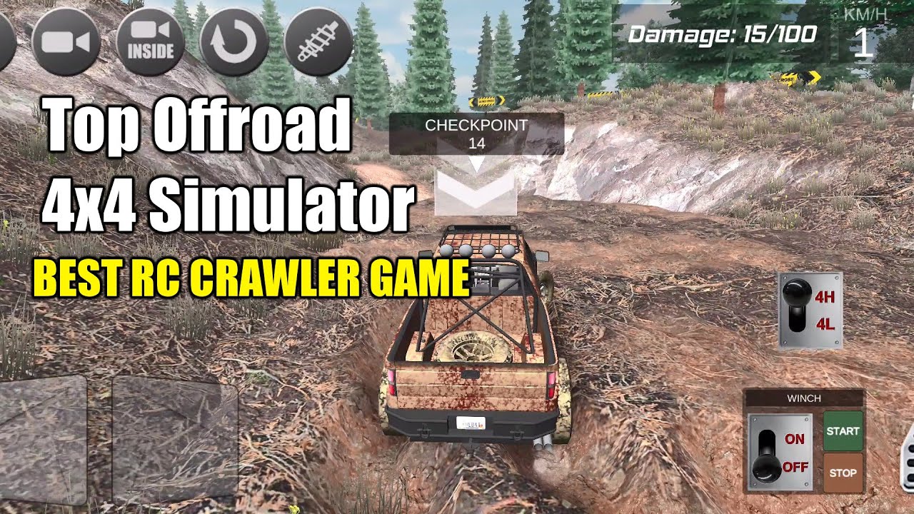 Top Offroad 4x4 Simulator Gameplay | Best RC Crawler Game | Defender Trail di Alam Maya (2021)