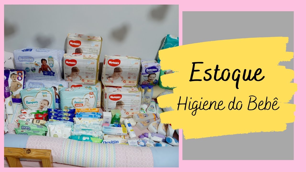 ESTOQUE PRODUTOS HIGIENE DO BEB&Ecirc;