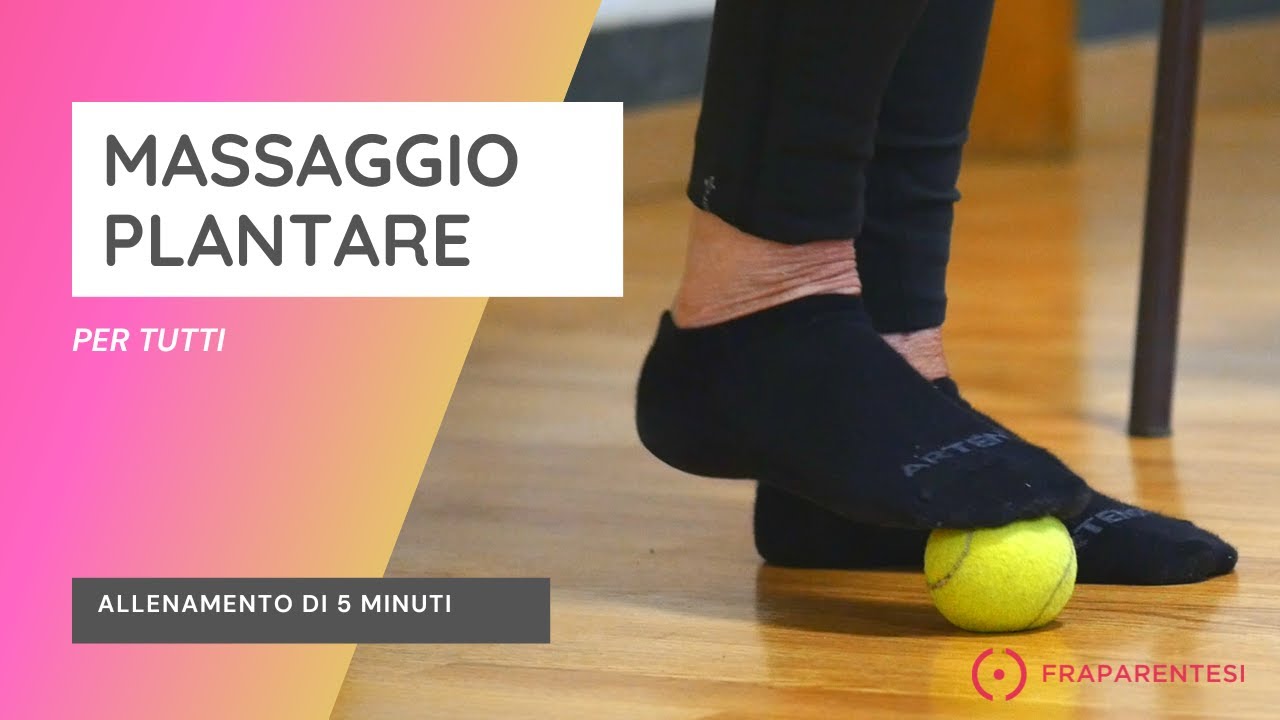 Automassaggio Plantare: 5 Minuti di Relax per i Piedi con pallina da Tennis #fraparentesi#oncologia