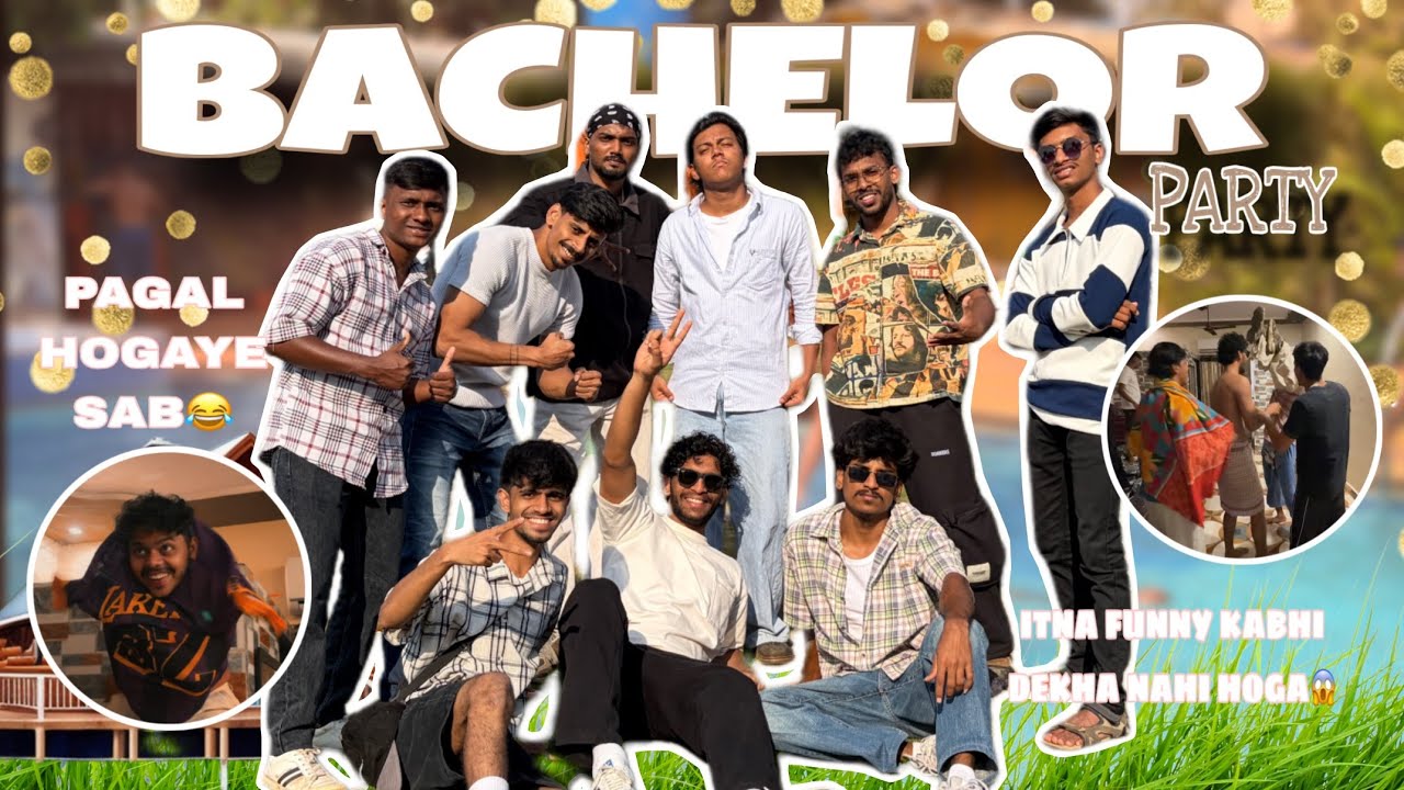 इससे ज़्यादा FUNNY VLOG आपने देखा नहीं होगा!🤣 | MARATHI VLOG |BACHELOR PARTY | FARMHOUSE | VLOGNO 6 