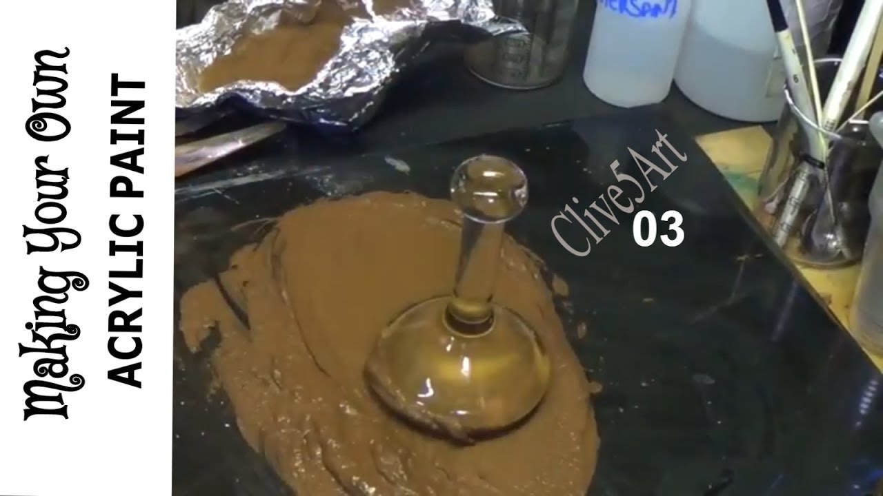 Making Natural pigment Acrylic paint, Acrylic painting,clive5art