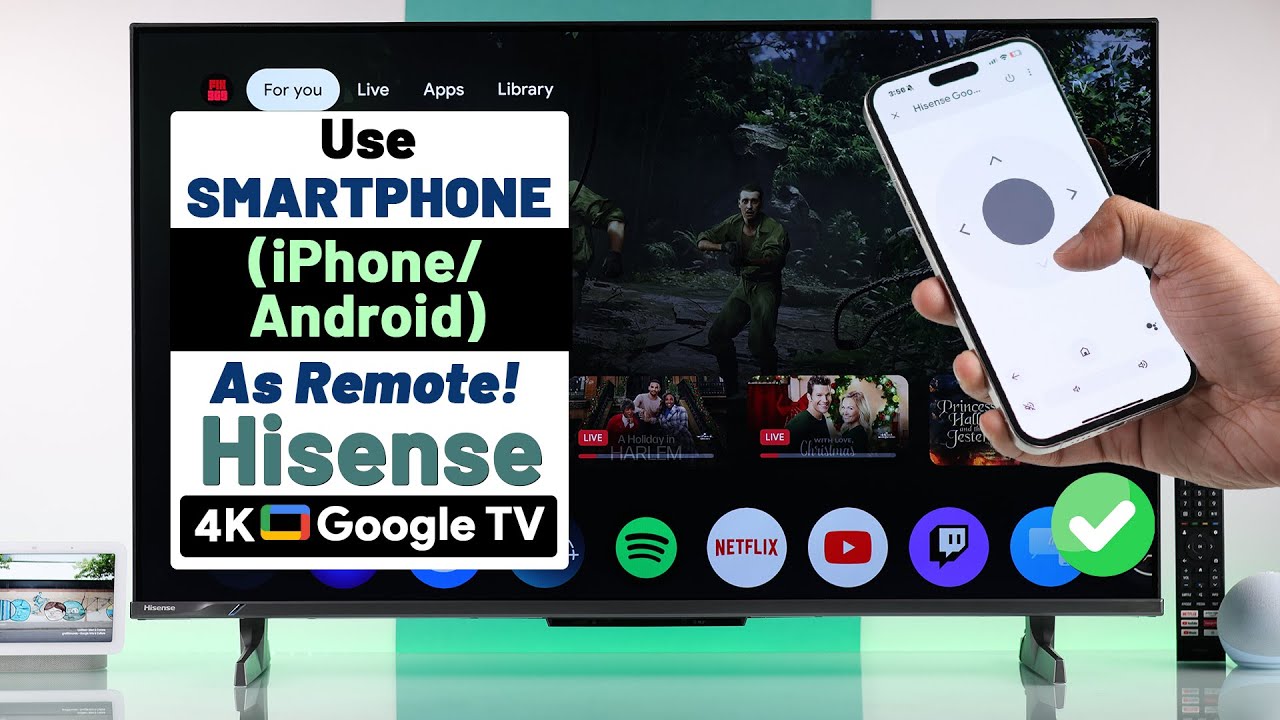 Используйте свой телефон как пульт дистанционного управления для Hisense Google TV! [iOS и Android]