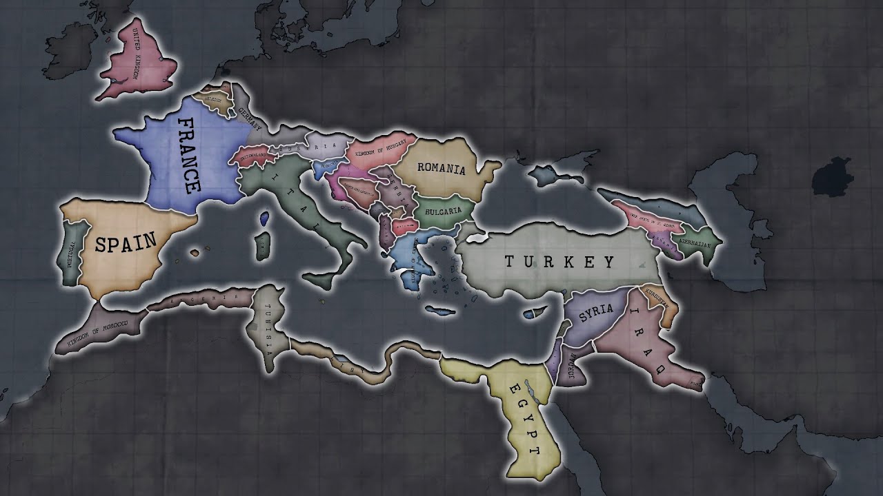 Roman Empire Modern Day Battle Royale - Hoi4 Timelapse