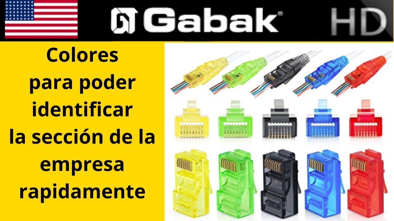 ¿RJ45 de colores son mejores que los RJ45 comunes? - GabakTech