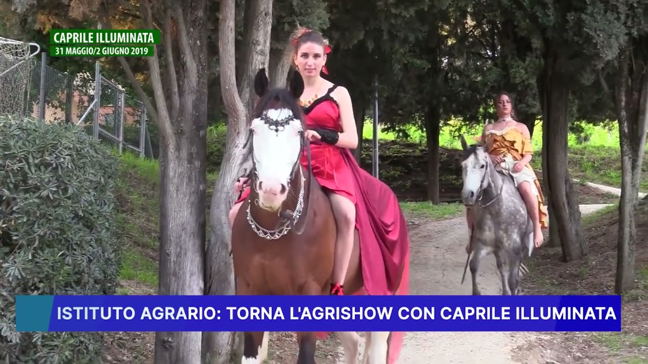 ISTITUTO AGRARIO: TORNA L' AGRISHOW CON CAPRILE ILLUMINATA
