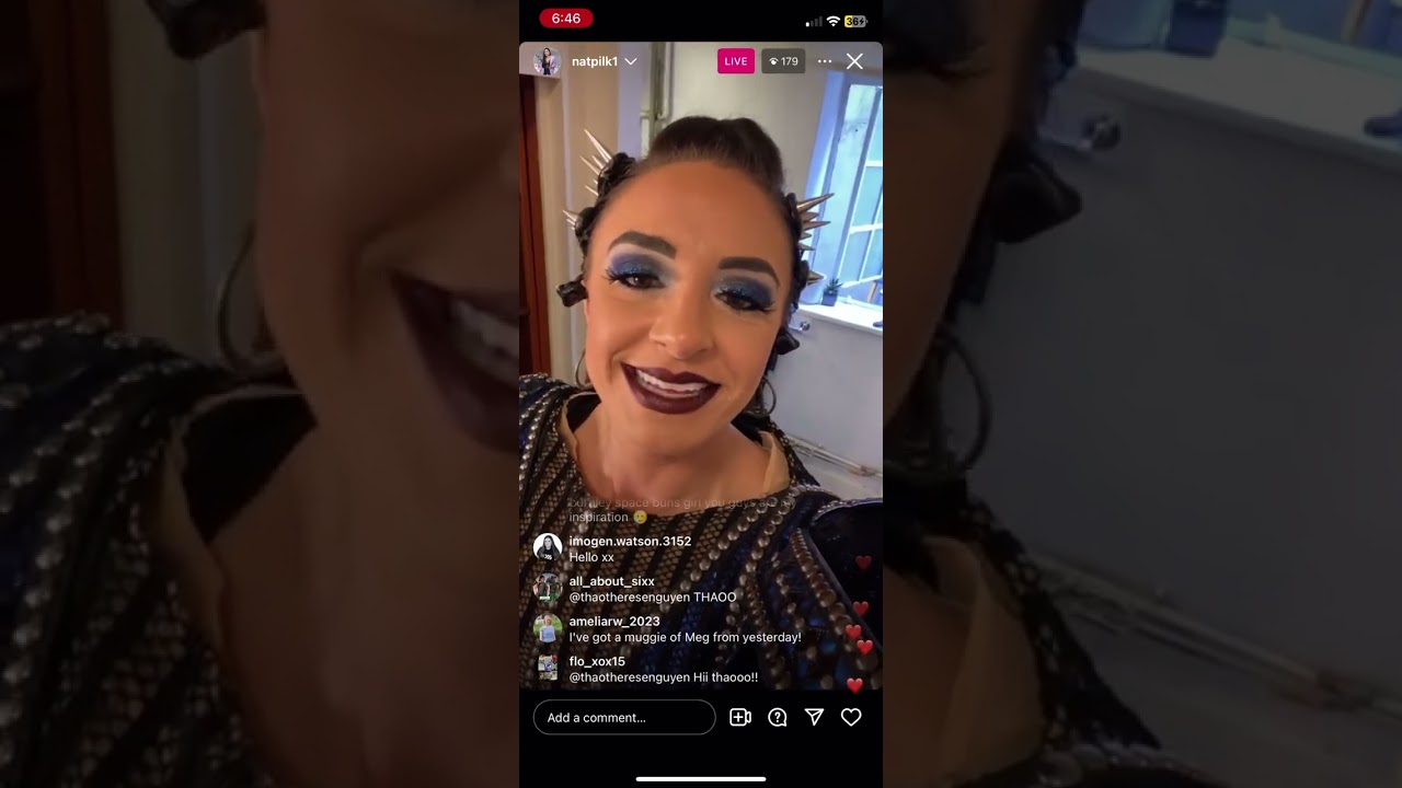 Natalie Pilkington Instagram Live 16/6/24