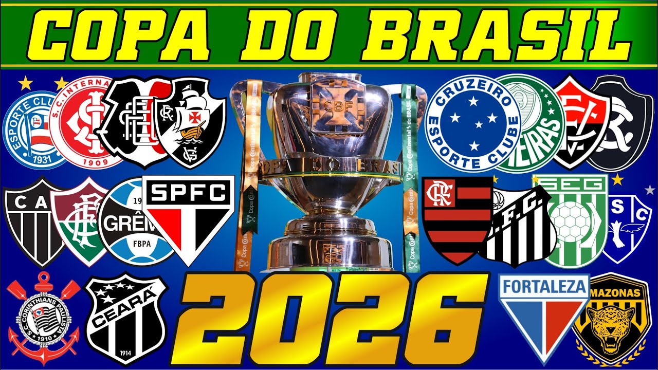 COPA DO BRASIL 2026 - CONFIRA OS PARTICIPANTES ATUALIZADO!