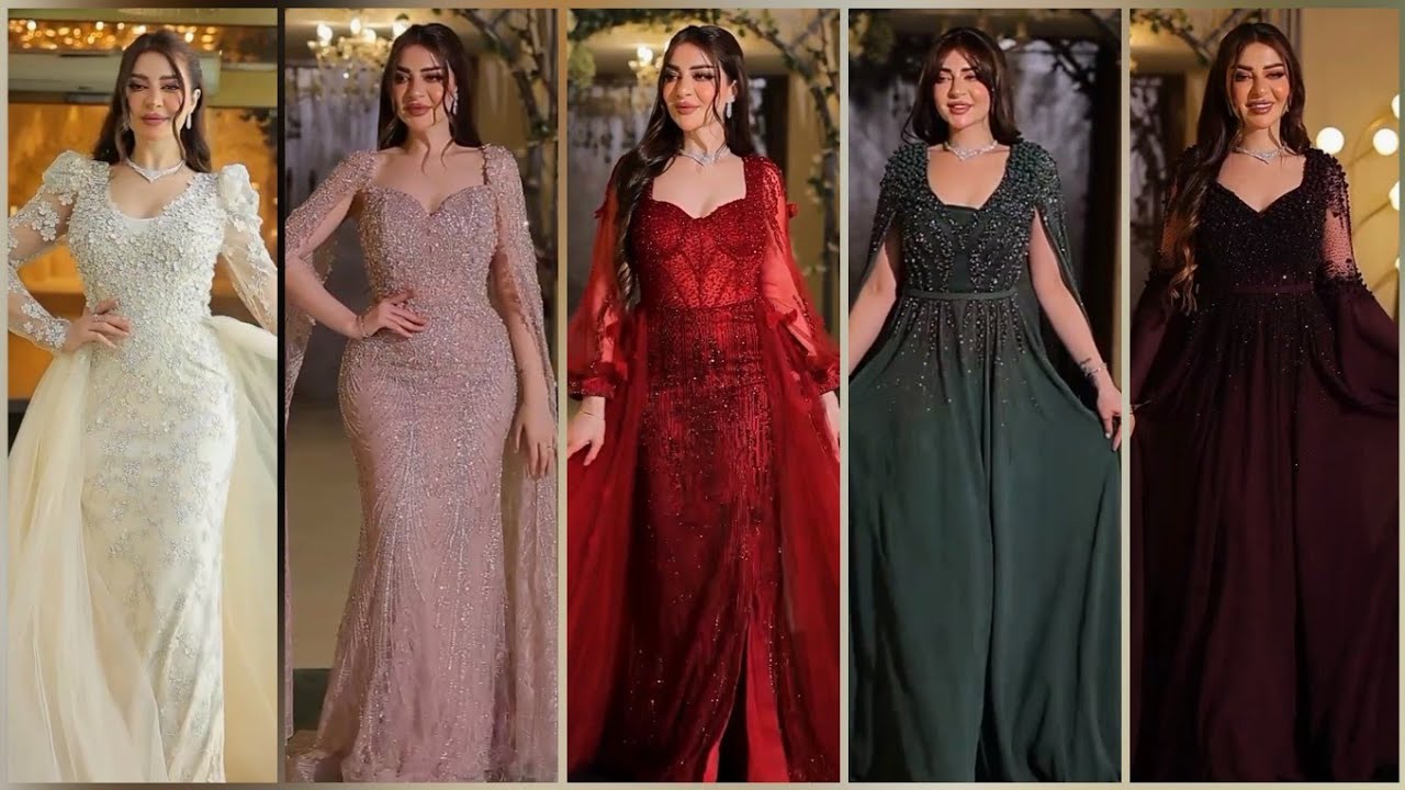 فساتين سهرة طويلة تصاميم عالمية فخمة لأفضل المصممين Gown Dresses Arab Haute Couture