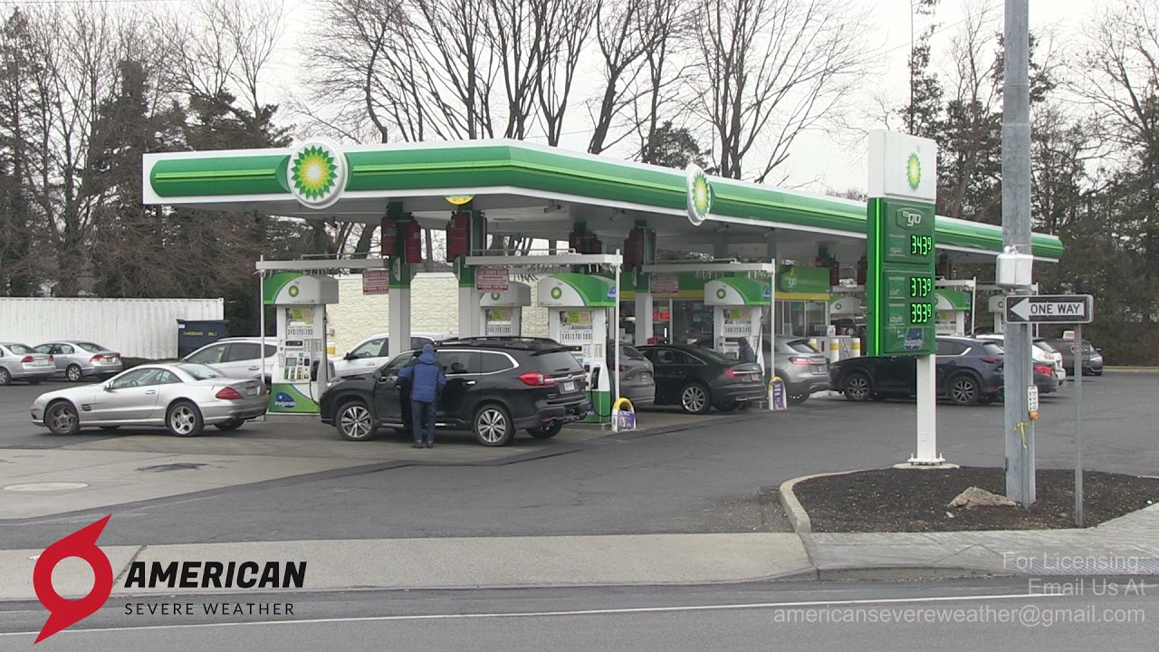 Long Island Preps For Powerful Nor'easter - Syosset, NY [1-28-22]