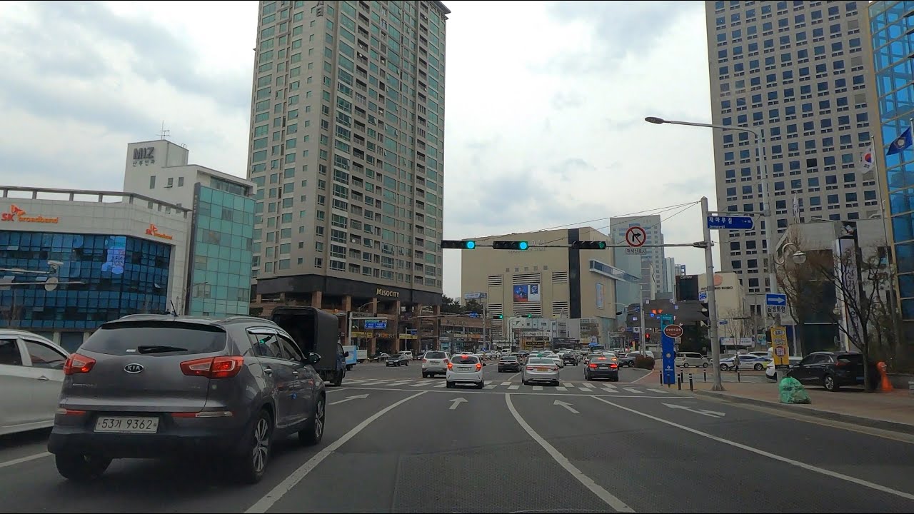 【Korea City Drive】 DAEGU 🚕 From Western To Eastern Part of Daegu - Late March