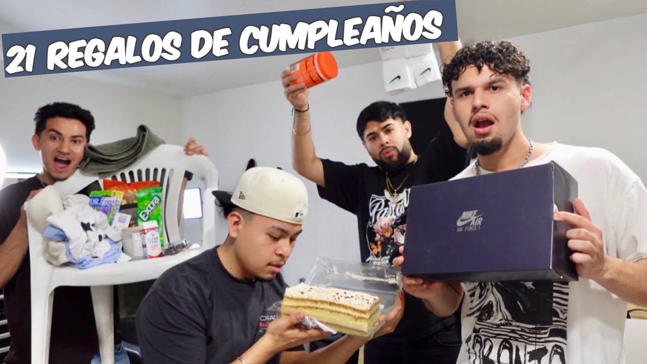 LE REGALAMOS 21 REGALOS POR SUS 21 AÑOS A NUESTRO PRIMO (no le gustaron) 😭