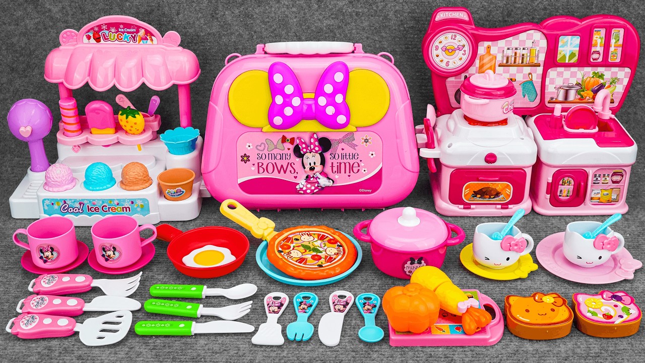 119 Minutes Satisfying ASMR with Unboxing Mickey Collection Play set ASMR | Review Toy ASMR Video