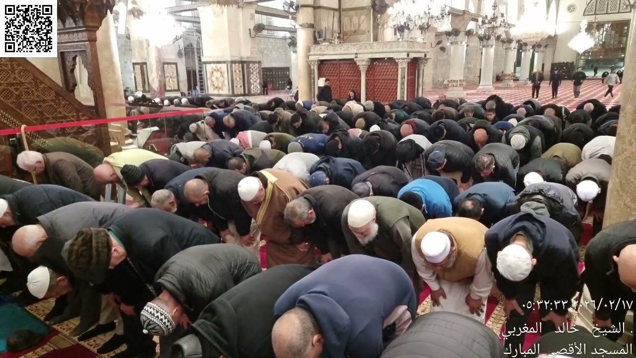 03 - صلاة الفجر للشيخ صلاح العكرماوي من الأقصى - الثلاثاء 29 شعبان (8) 1447 - 17 شباط (2) 2026م