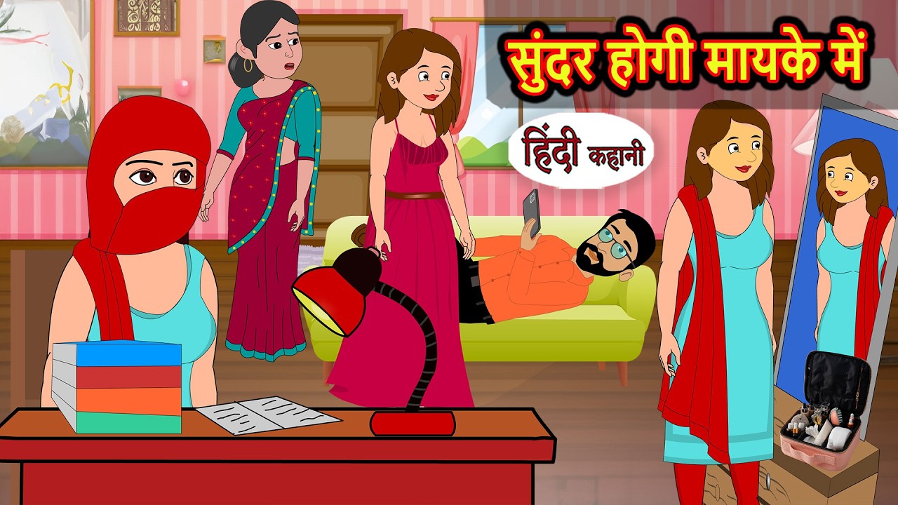 सुंदर होगी मायके में Kahani | Bedtime Stories | Moral Stories in Hindi | Funny | Comedy | Storytime