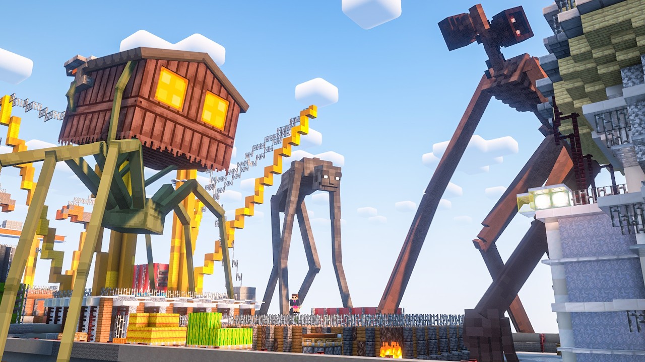 PRESO COM TODOS os MONSTROS do TREVOR HENDERSON no MINECRAFT!