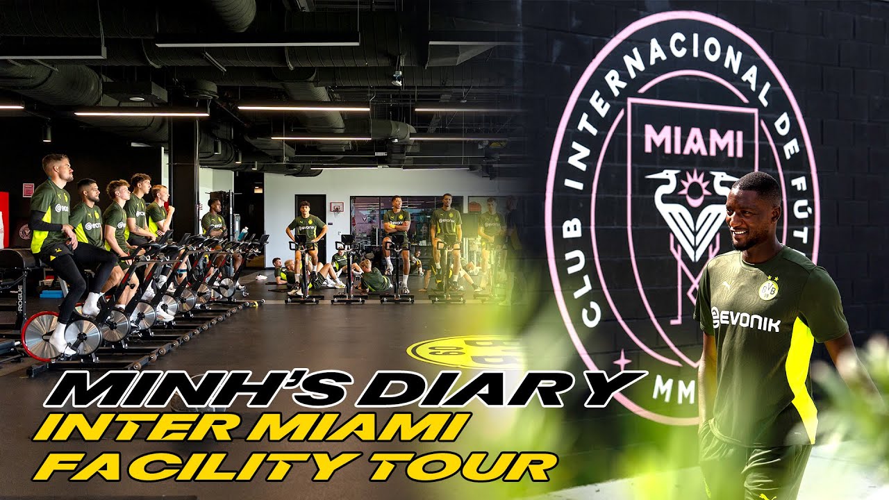 Facility Tour at INTER MIAMI &ndash; This is how MESSI & Co. train! 🏟️🔥 | BVB Diary