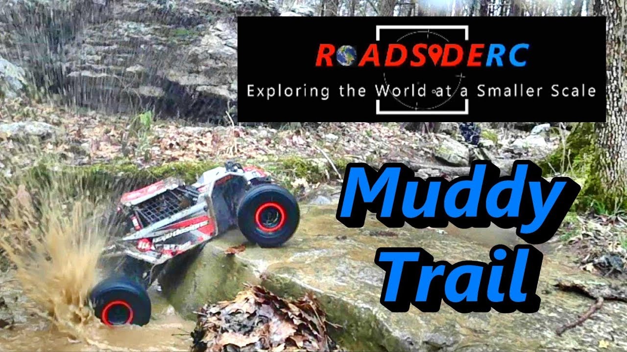 Losi Super Rock Rey - Muddy, Wet Trail Fun!