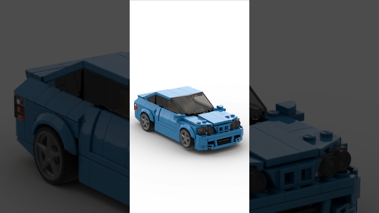Lego BMW E46 animated build Moc by CustomCreationsYT on Rebrickable #bmw #lego #car